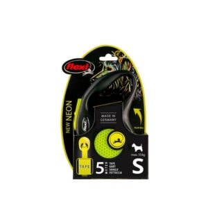 بند قلاده 5 متری فلکسی مدل Neon سایز S
