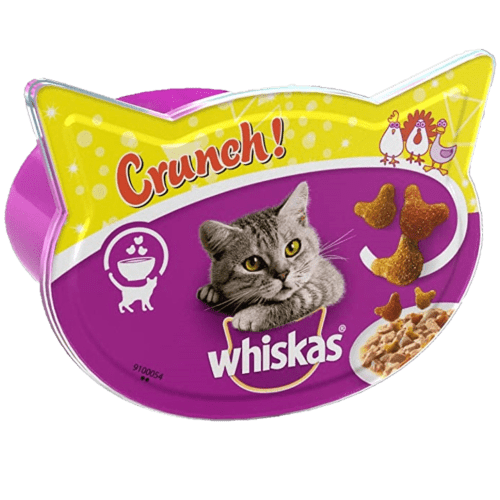 تشویقی گربه ویسکاس مدل Crunch مرغ و ماهی و اردک