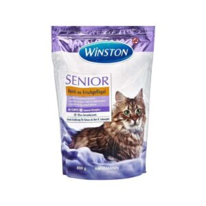 غذای خشک گربه وینستون مدل Senior وزن 800 گرم