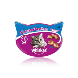 تشویقی مغزدار گربه ویسکاس مدل Temptations ماهی سالمون