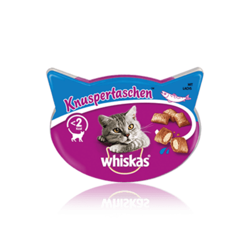 تشویقی مغزدار گربه ویسکاس مدل Temptations ماهی سالمون