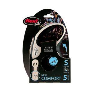 flexi_New_Comfort_S_Tape_5m_black