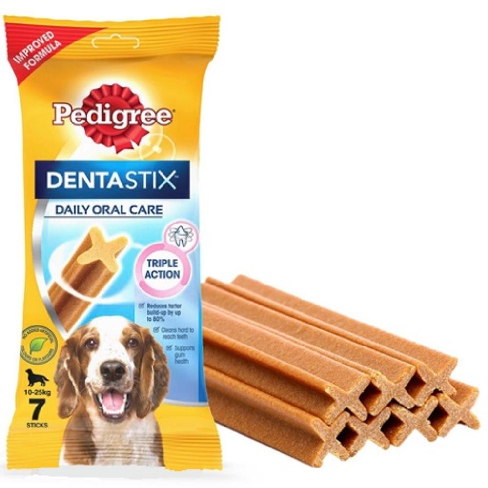 تشویقی دنتال سگ نژاد متوسط پدیگری مدل Dentastix