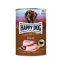 کنسرو سگ هپی داگ مدل Texas با طعم گوشت بوقلمون