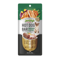 تشویقی سگ جرهای مدل Hot Dog Bar با طعم مرغ و سبزیجات
