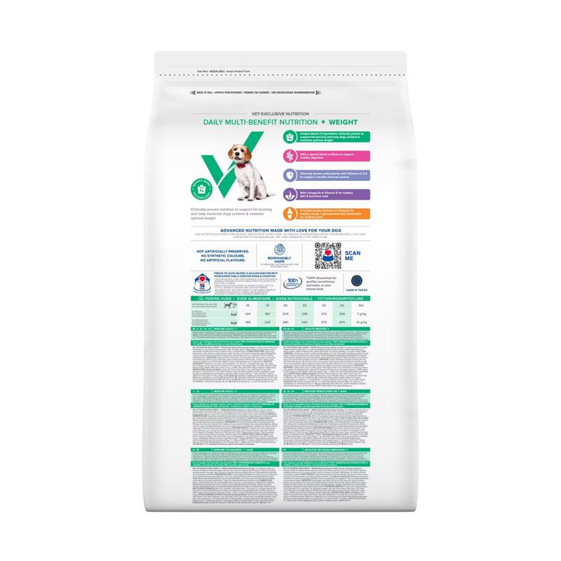 Multi-Benefit + Weight Adult 1+ Medium Dry Dog Food